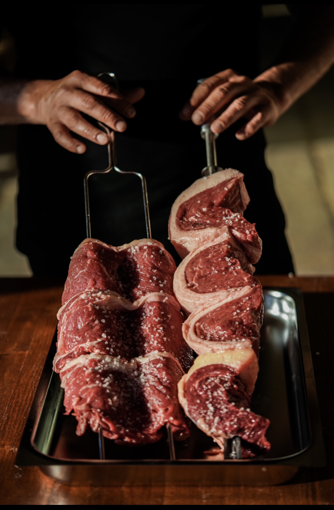 Churrasco brasiliano servito al tavolo da Kumale a La Maddalena